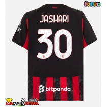 Camisa de Futebol AC Milan Ardon Jashari #30 Equipamento Principal 2025-26 Manga Curta